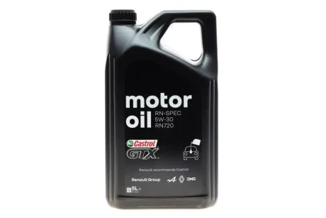 Олива моторна Renault Castrol GTX RN 720 5W-30, 5л. RENAULT 7711658108