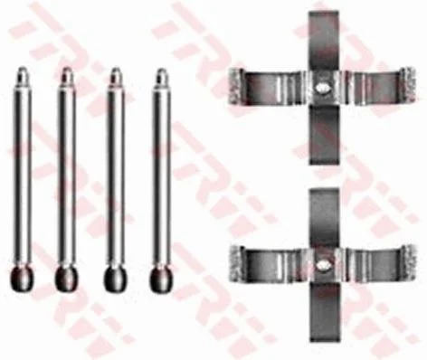 - Комплект для монтажу дискових гальмівних колодок TRW PFK362 (фото 1)
