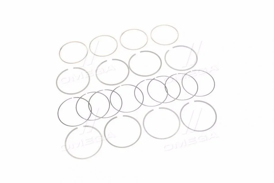 Кільця STD (76.48mm) поршневі двигуна (к-т) 1.5i LX6, LV8 AVEO GM 93742961 (фото 1)