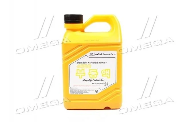 Антифриз Mobis Hyundai/Kia Long Life Coolant червоний концентрат 07100-00201 (Каністра 2л) Hyundai/Kia/Mobis 0710000201 (фото 1)