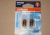 Лампа допоміжн. освітлення WY5W 12V 5W W2, 1x9, 5d (2 шт) blister OSRAM 2827-02B (фото 2)