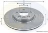 - Диск гальмівний вентильований з покриттям COMLINE ADC1441V (фото 1)