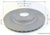 - Диск гальмівний вентильований з покриттям COMLINE ADC1282V (фото 1)