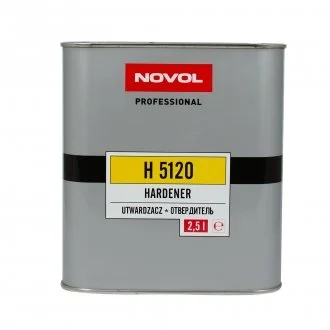 Отверджувач H5120 для лаку Novakryl 570, 580, 590 2,50л x4 Novol 35636