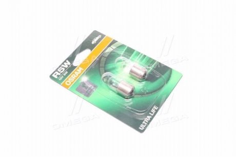 Лампа розжарювання R5W 12V 5W BA 15s Ultra Life (blister 2шт) OSRAM 5007ULT-02B (фото 1)