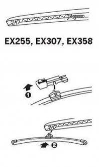 Щітки ExactFit 300мм TRICO EX307