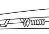 ExactFit Rear Щітка склоочисника,задня OEM (180мм) Trico EX180 (фото 1)