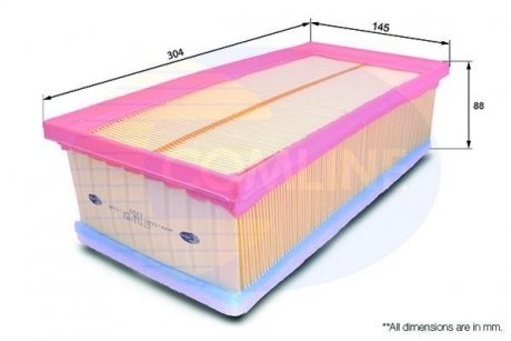 - Фільтр повітря (аналогWA9475/LX1837) COMLINE CTY12183