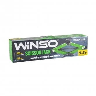 Домкрат ромбовий, 1,5т.,з трещіткою,гумова подушка WINSO 121520