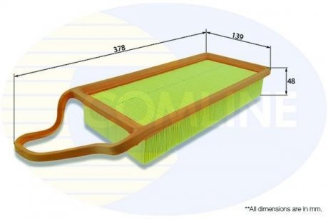 - Фільтр повітря (аналогWA9518/LX1282) COMLINE EAF444