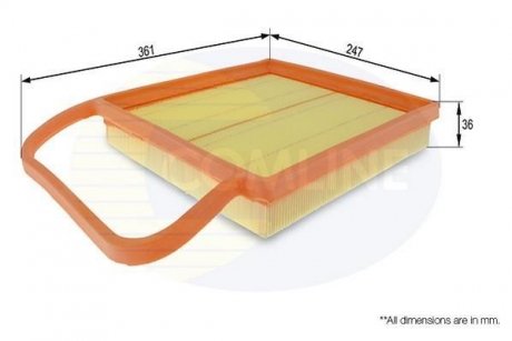 Фільтр повітряний COMLINE EAF481 (фото 1)