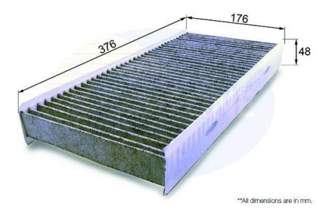 Фільтр повітря (салону) COMLINE EKF178A