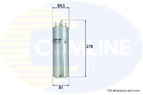Comline - Фільтр палива (аналогWF8358/KL229/4) COMLINE EFF149