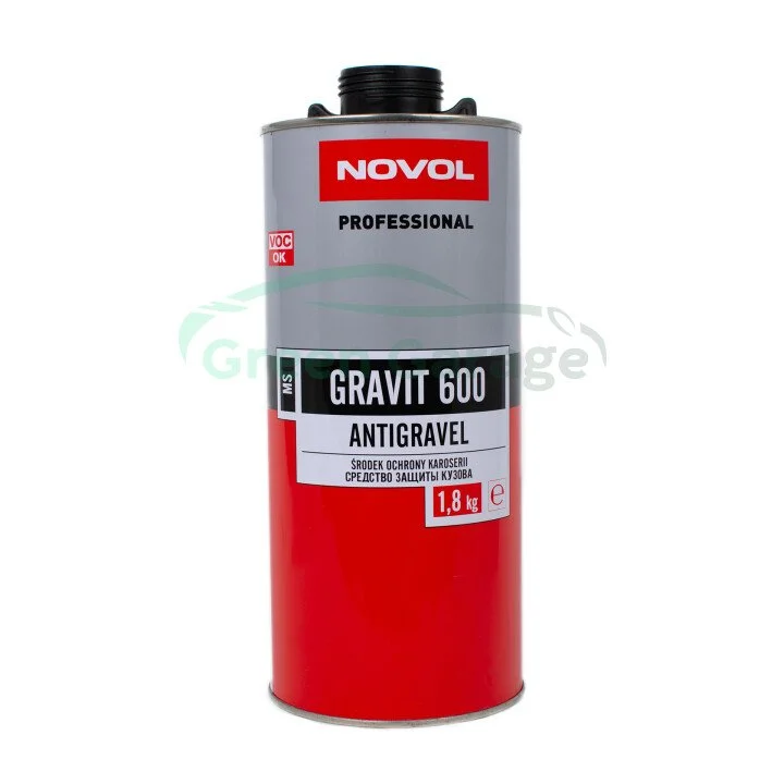 GRAVIT 600 Антикорозійне покриття MS - чорне 1,80кг x8 Novol 37844 (фото 1)