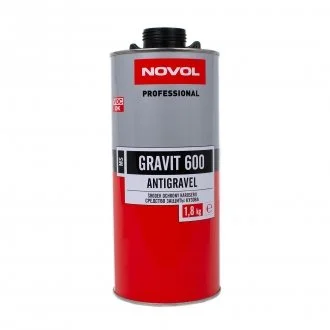 GRAVIT 600 Антикорозійне покриття MS - чорне 1,80кг x8 Novol 37844
