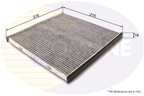 - Фільтр салону (аналогWP9026/LA477) COMLINE EKF189A (фото 1)