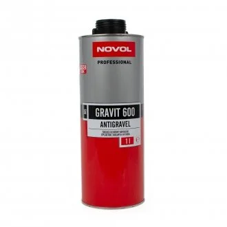 GRAVIT 600 Антикорозійне покриття MS - чорне 1,0л x12 Novol 37841