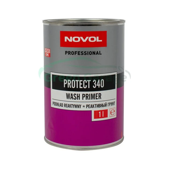 PROTECT 340 Реактивний грунт WASHPRIMER 1+1 1,00л x6 Novol 37211 (фото 1)