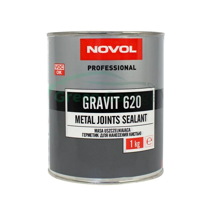 GRAVIT 620 Герметик для нанесения пензликом 1,0кг x12 Novol 33109 (фото 1)