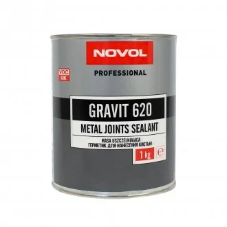 GRAVIT 620 Герметик для нанесения пензликом 1,0кг x12 Novol 33109