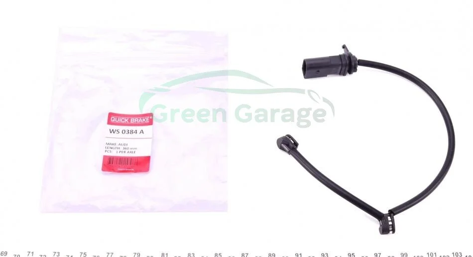 Датчик зносу гальмівних колодок QUICK BRAKE WS 0384 A (фото 1)