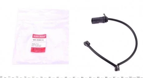 Датчик зносу,гальм.колодки QUICK BRAKE WS 0384 A