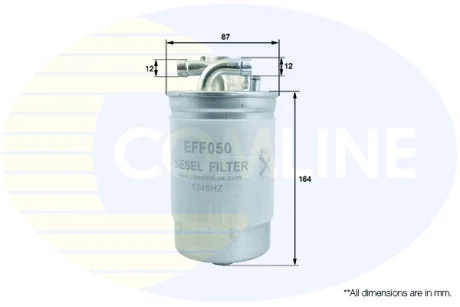 Comline - Фільтр палива (аналогWF8199/KL154) COMLINE EFF050