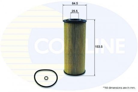 - Фільтр оливи (аналогWL7008/OX143D) COMLINE EOF044