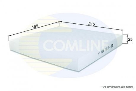 - Фільтр салону (аналогWP9186/LA158) COMLINE EKF188