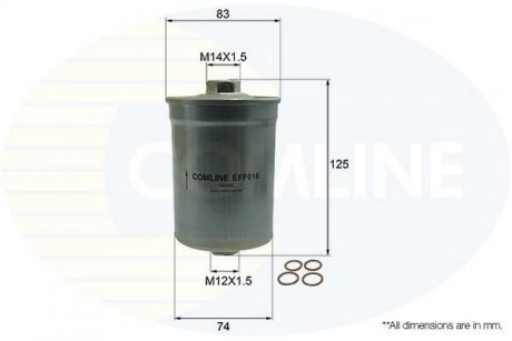 - Фільтр палива (аналогWF8029/KL204) COMLINE EFF016