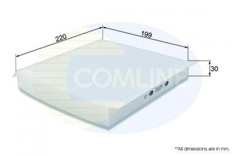 Фільтр повітря (салону) COMLINE EKF206