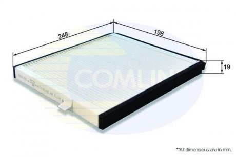 Фільтр повітря (салону) COMLINE EKF202