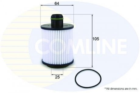 - Фільтр оливи (аналогWL7463/OX559D) COMLINE EOF238