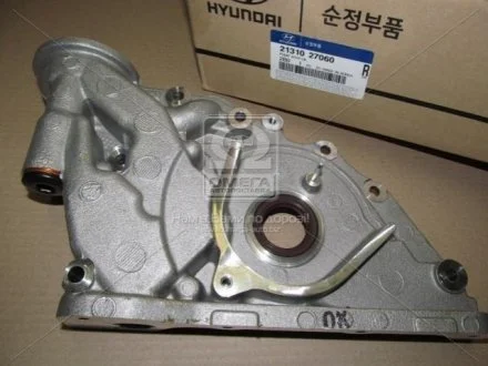 Насос масляний в зборі з перед.кришкой (вир-во Mobis) Hyundai/Kia/Mobis 2131027060