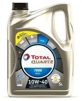 Олива моторна QUARTZ D 7000 10W40 (SN) (3B5L TOT C) TOTAL 203709