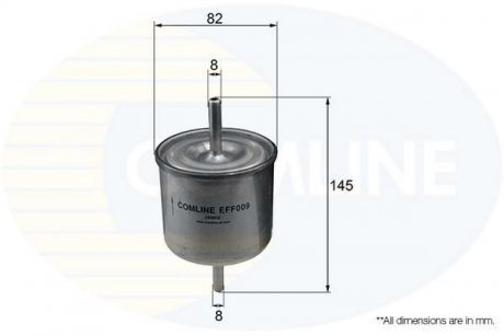 - Фільтр палива (аналогWF8069/KL61) COMLINE EFF009