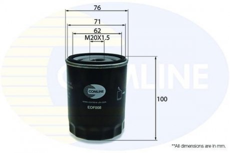 Фільтр масла COMLINE EOF008