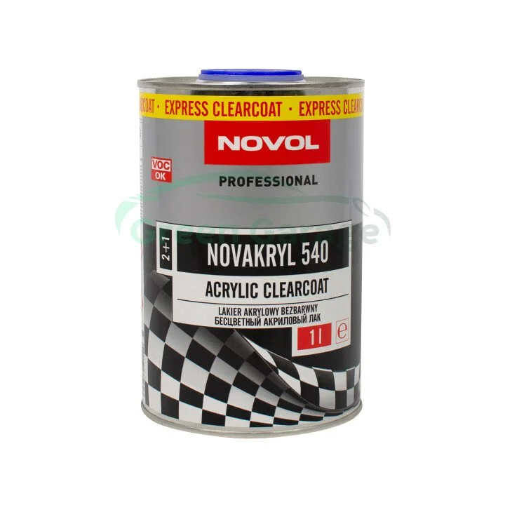 Безбарвний акриловий лак Novakryl 540 (2+1) 1,0л x6 Novol 38061 (фото 1)