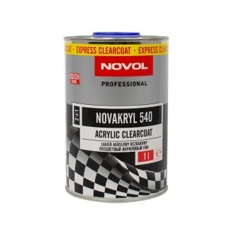 Безбарвний акриловий лак Novakryl 540 (2+1) 1,0л x6 Novol 38061