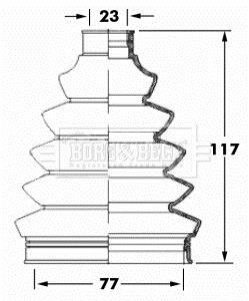 Пыльник BORG & BECK BCB6068