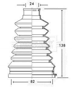 Пыльник BORG & BECK BCB2226