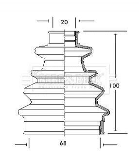 Пыльник BORG & BECK BCB2040