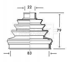 Пыльник BORG & BECK BCB2006