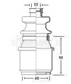 Пыльник BORG & BECK BCB2307