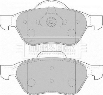 - Гальмівні колодки до дисків BORG & BECK BBP1806