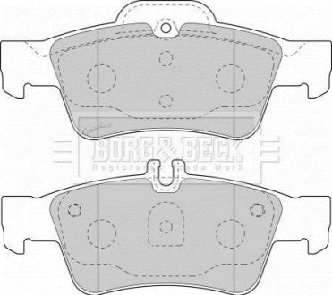 - Гальмівні колодки до дисків BORG & BECK BBP1798