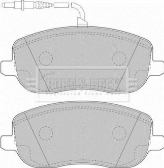 - Гальмівні колодки до дисків BORG & BECK BBP1826