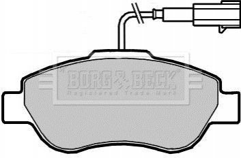 Гальмівні колодки (набір) BORG & BECK BBP2416