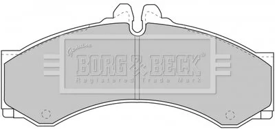 - Гальмівні колодки до дисків BORG & BECK BBP1589