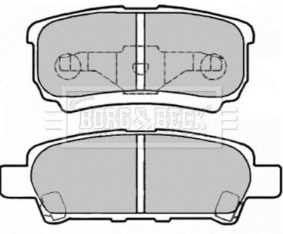 - Гальмівні колодки до дисків BORG & BECK BBP2003